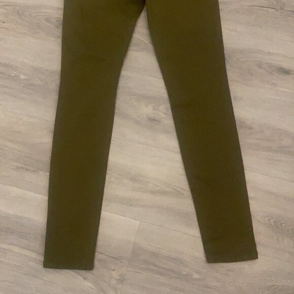 🏴 Vero Moda High waisted green skinny pants / jean size small - Picture 4 of 14